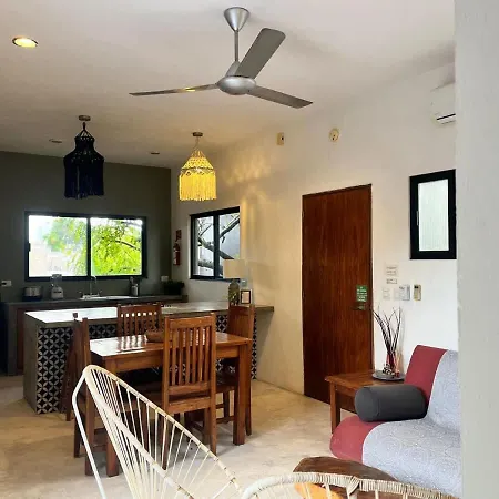 Sweet Apartment Tulum Town Great Pool Exterior photo