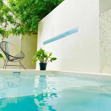 Sweet Apartment Tulum Town Great Pool Exterior photo